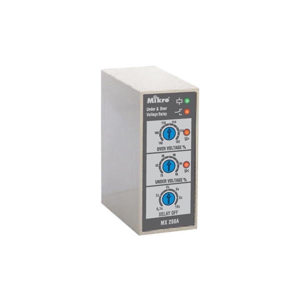 Relay bảo vệ pha và điện áp Mikro MX200A-380V