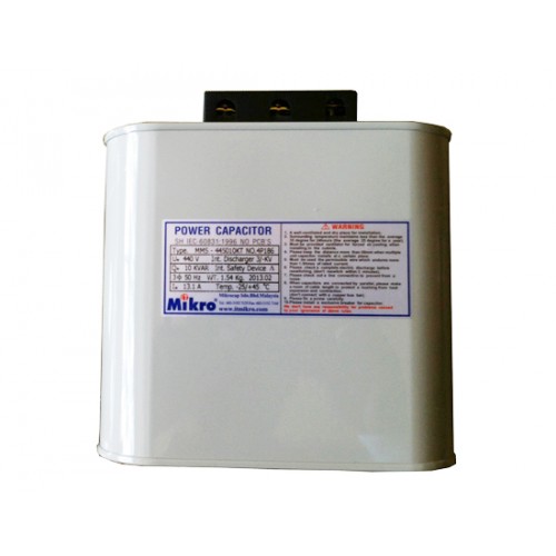 Tụ bù Mikro MMS-445015KT 15kVAr 3 Pha 440V (tụ dầu)