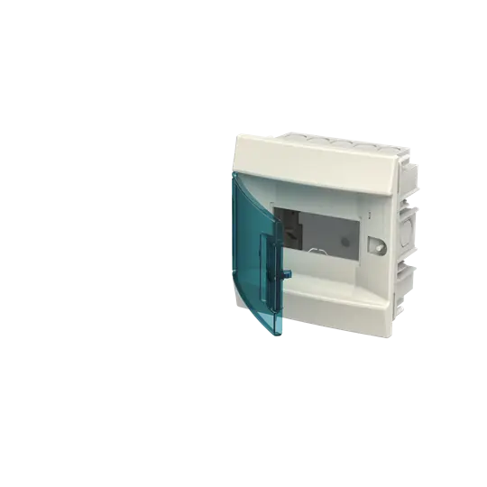 1SLM004100A1200 - TỦ ĐIỆN DÂN DỤNG 4 ĐƯỜNG IP41, RAL 9016-LOẠI ÂM TƯỜNG